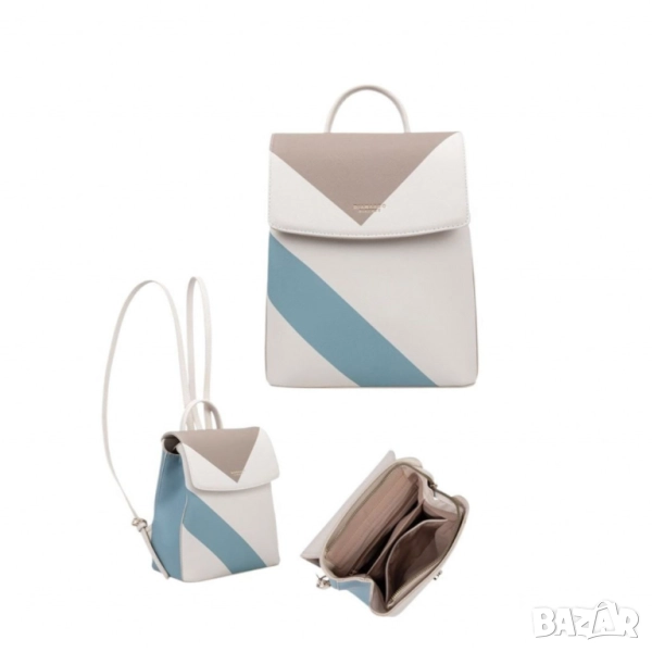 Кокетна дамска раничка, нежни тонове, снимка 1