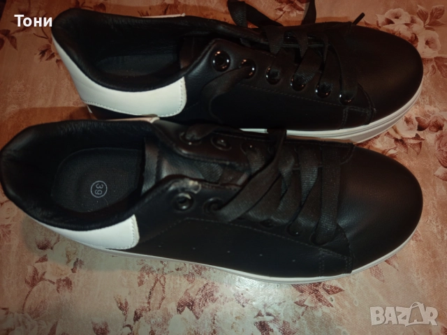 Нови Кожени Дамски Маратонки на Платформа 39, снимка 9 - Маратонки - 52792325