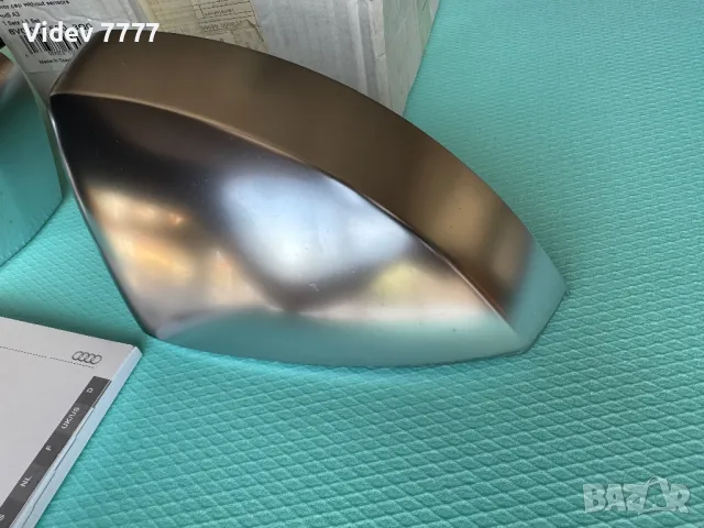 Оригинални Audi RS3 8V капаци за огледала Audi A3 8V / S3 8V Алуминиев мат хром, снимка 4 - Аксесоари и консумативи - 49963342
