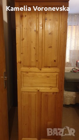 Гардероб от масивно дърво - чам, снимка 2 - Гардероби - 40825399