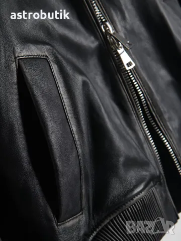 Кожено яке , снимка 8 - Якета - 49415069