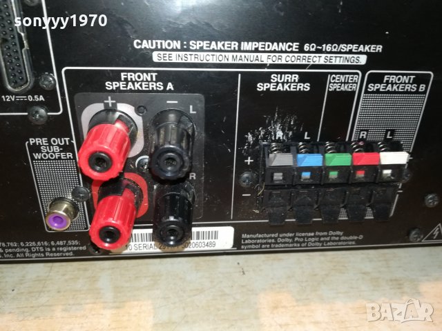 ONKYO TX-SR308 AV RECEIVER 1501221955, снимка 6 - Ресийвъри, усилватели, смесителни пултове - 35447862