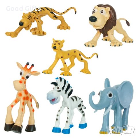 Детски фигурки на животни- 6 броя
