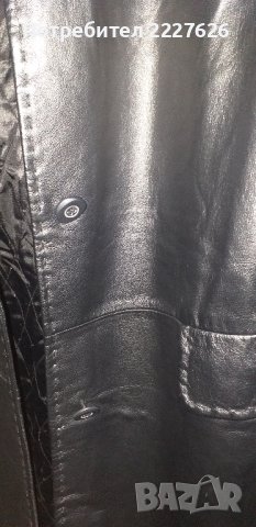 Дамско кожено манто- ест.кожа, снимка 3 - Якета - 43268937