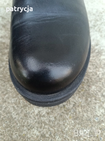 Carinii дамски кожени обувки черни 39, снимка 7 - Дамски ботуши - 52148063