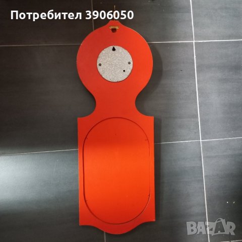 Барометър с огледало , снимка 4 - Антикварни и старинни предмети - 43988583