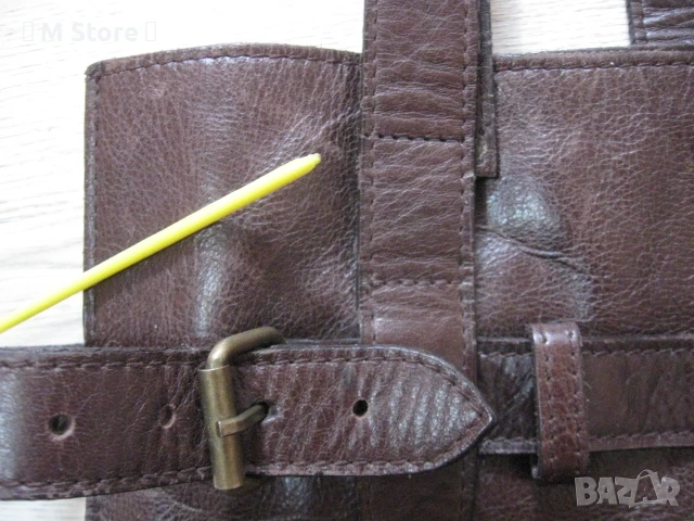 Mulberry дамска чанта естествена кожа, снимка 3 - Чанти - 51013805