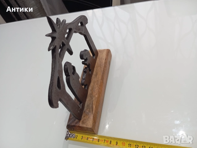 Стара прекрасна Коледна украса , снимка 5 - Статуетки - 52494029