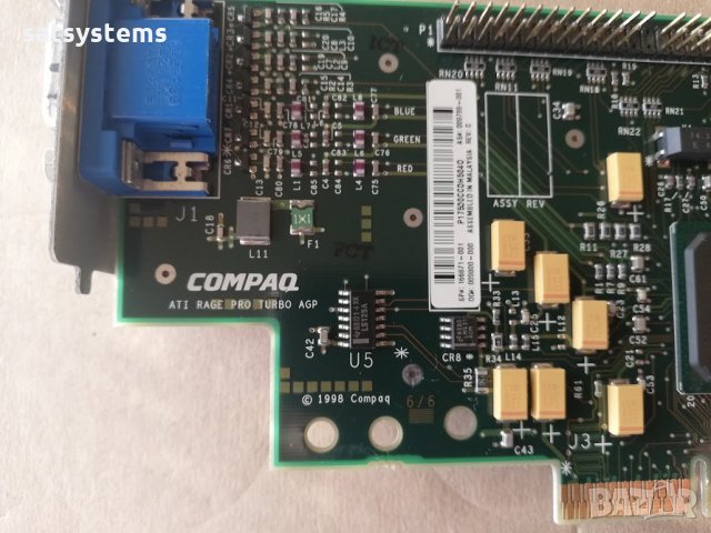 Видео карта Compaq ATi Rage Pro Turbo 4MB AGP, снимка 6 - Видеокарти - 35426291