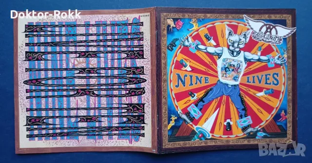 Aerosmith - nine lives 1998 CD, снимка 4 - CD дискове - 49753393