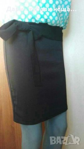 Нова рокля в синьо, бяло и черно👗🍀S,M👗🍀арт.1111, снимка 5 - Рокли - 32959070