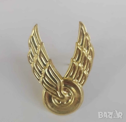 вензел автомобилист златен цвят  Българска армия.