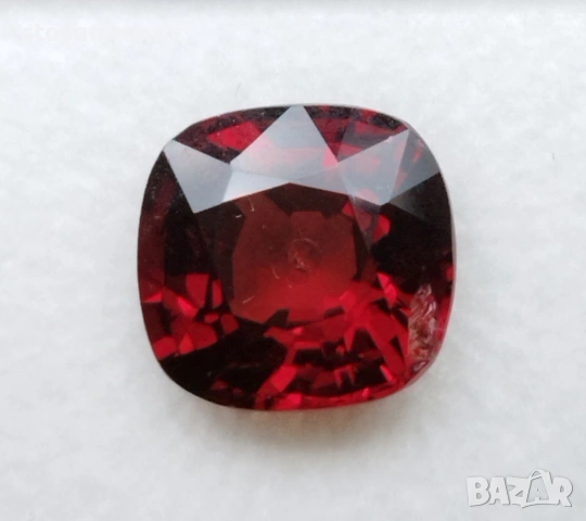 Рядък червен шпинел в голям размер - 3.35кт.! GIA сертификат! Нов! , снимка 11 - Други - 53280538