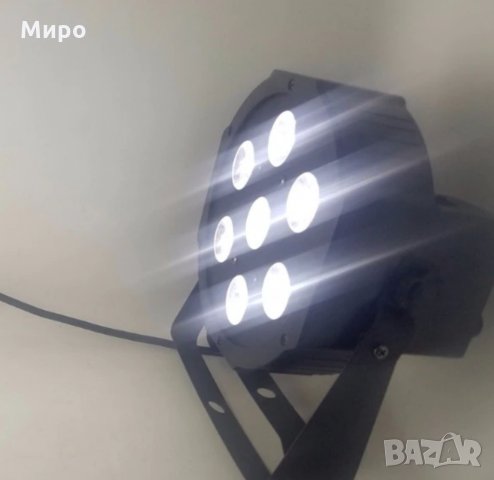 LED PAR Осветление RGBWA+UV 7x18W, снимка 7 - Друга електроника - 26300434