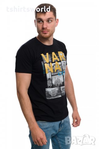 Нова мъжка тениска с трансферен печат България, Варна CITY, снимка 10 - Тениски - 29889582