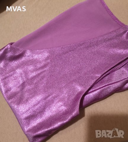 Нов - 50% блестящ парти топ H&M S-M размер розов, снимка 5 - Корсети, бюстиета, топове - 36906240