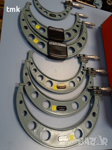 комплект микрометри Mitutoyo 193, 103 outside micrometer 125-300mm, снимка 5 - Други машини и части - 38638955