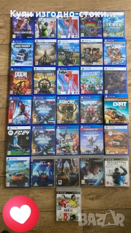 Много различни игри PS4 PS5