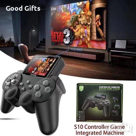 Ретро Ръчна конзола за игри Gamepad Контролер с вградени игри
