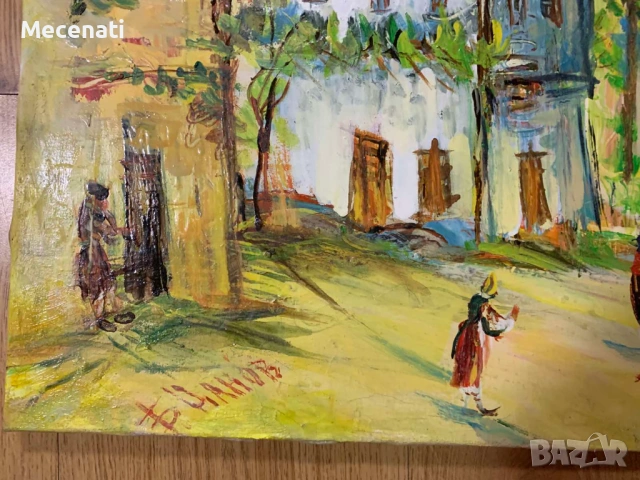 БОРИСЛАВ ЦАНОВ масло/платно пейзаж , снимка 7 - Картини - 53122780