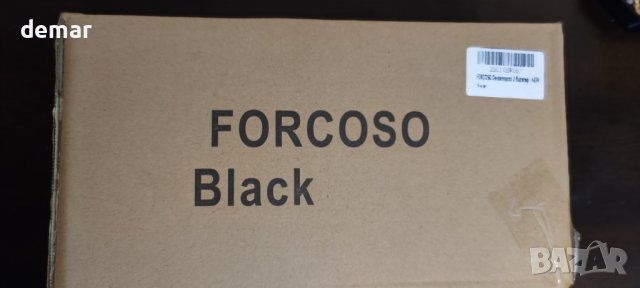 Двупосочен черен таванен прожектор FORCOSO, GU10, без крушки, снимка 10 - Лампи за таван - 43302363