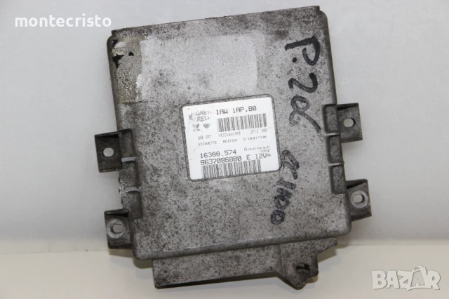 Моторен компютър Peugeot 206 (1998-2009г.) 9637086880 / IAW1AP80 / IAW 1AP.80 / 9637086880E