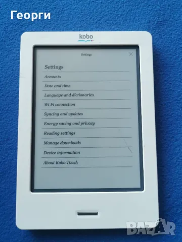четец Kobo Touch, с тъч скрйн, снимка 6 - Електронни четци - 47668278