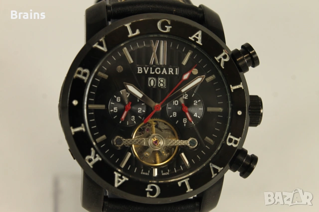 Мъжки Ръчен Часовник BVLGARI Automatic Tourbillon, снимка 4 - Мъжки - 53024274