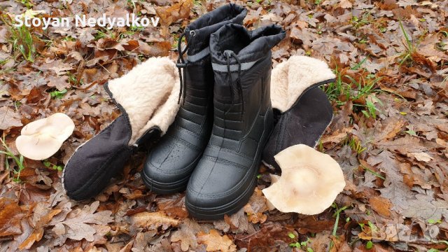 Зимни Олекотени Ботуши с Термо Чорап , снимка 7 - Мъжки ботуши - 26663993