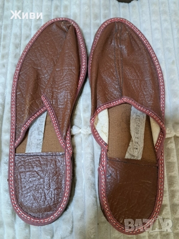 Нови кожени чехли!, снимка 3 - Мъжки чехли - 51659377