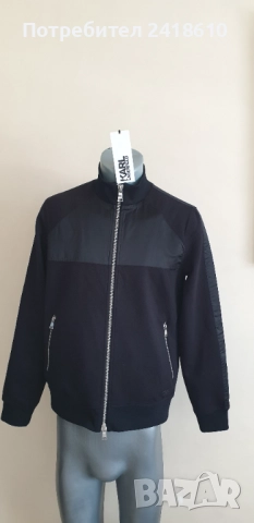 Karl Lagerfeld Sweat Jacket Full Zip Mens Size S НОВО! ОРИГИНАЛ! Мъжко Яке  Горнище!, снимка 8 - Якета - 51471375
