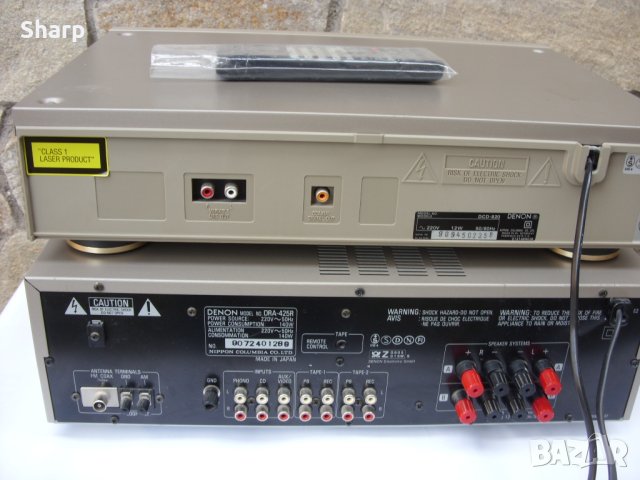 Receiver Denon DRA-425R/CD player DCD-820 шампанско ДУ, снимка 16 - Аудиосистеми - 43447904