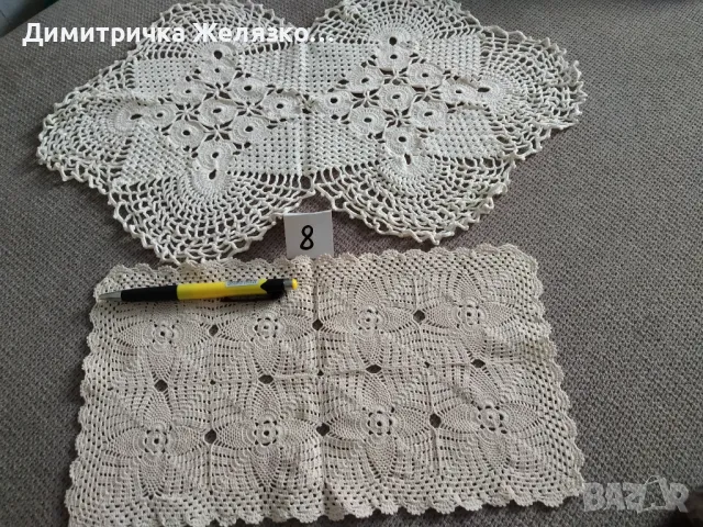 Мельота ръчно плетени на една кука, снимка 8 - Декорация за дома - 28927723