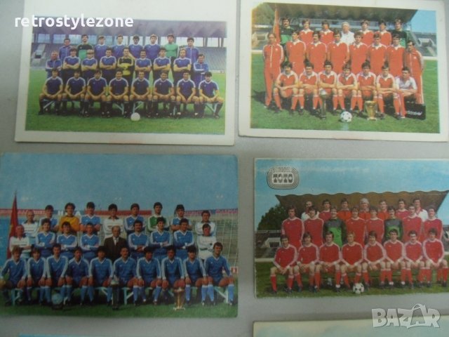 № 7299 лот 11 броя стари календарчета - футболни отбори, снимка 4 - Други ценни предмети - 43348648