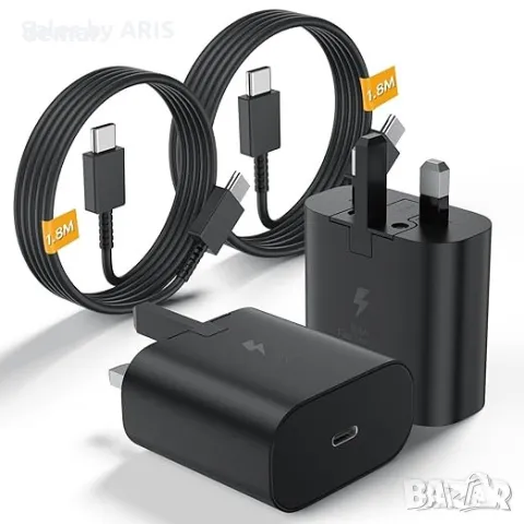 AAZV 25W Щепсел и кабел за бързо зареждане, USB-C