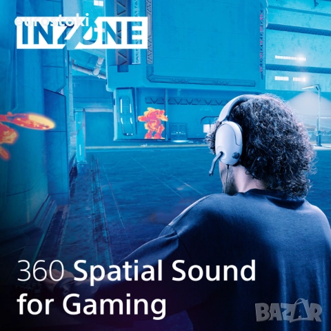 Гейминг слушалки Sony - Inzone H3, кабелни, бели , снимка 2 - Аксесоари - 52092555