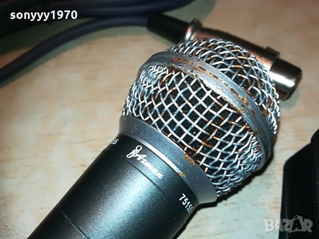 axman 75155 profi mic+кабел+държач-внос germany 1805211025, снимка 18 - Микрофони - 32914495