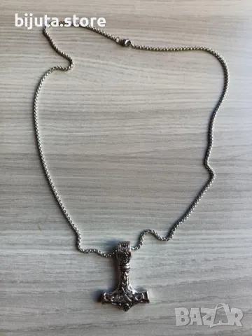 Чукът на Тор Масивен медальон Амулета на победителя, снимка 8 - Колиета, медальони, синджири - 49925775