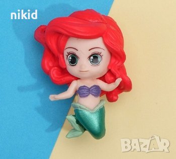 Малката русалка Ариел пластмасови играчки фигурки за игра и торта фигурка играчка, снимка 4 - Фигурки - 31282882