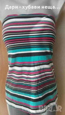 Разноцветно бюстие от памучно трико🍀❤M,L❤🍀арт.4219, снимка 1