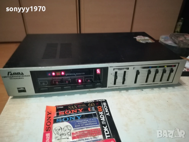 гамма-руско диско-цветомузика от соца 1510251449, снимка 2 - Ресийвъри, усилватели, смесителни пултове - 52063465