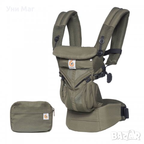 Ергономична раница Ergobaby Omni 360, маслиненозелена , Cool Air Mesh, Khaki Green