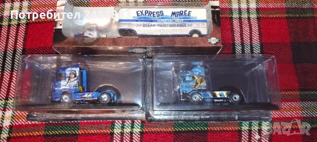 1/43 метални колекционерски колички/камиони Hachette 3 броя