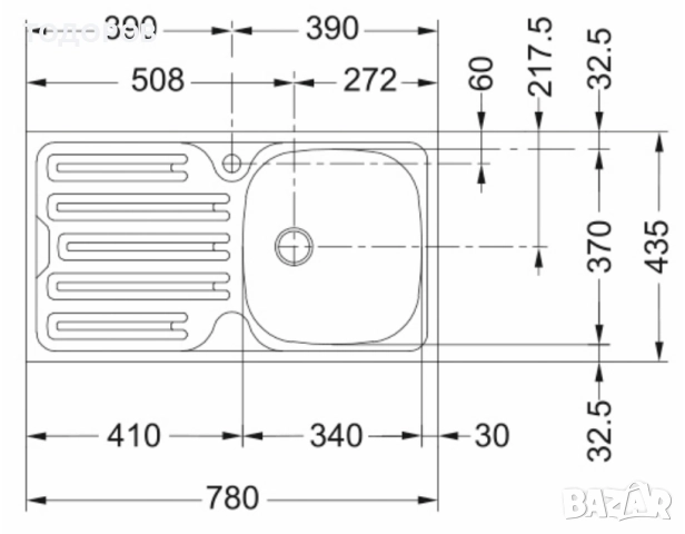Кухненска мивка FRANKE, снимка 3 - Мивки - 52352275