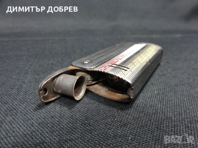 СТАРА РЕТРО БЕНЗИНОВА ЗАПАЛКА IMCO STREAMLINE 6800 AUSTRIA, снимка 4 - Антикварни и старинни предмети - 53280407