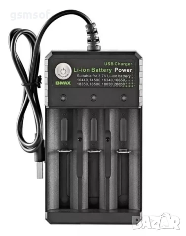 Универсално зарядно за батерии 18650 Li-ion , снимка 3 - Друга електроника - 50615505