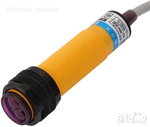 Оптичен датчик, дифузен, M18x70mm, V3F-DS30М3, 6-36VDC, обхват 100~300mm