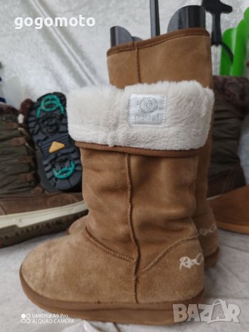 UGG® аналог,топли унисекс ботуши 36 - 37 Rip Curl® оригинал, 100% естествена кожа, снимка 5 - Дамски ботуши - 39309413