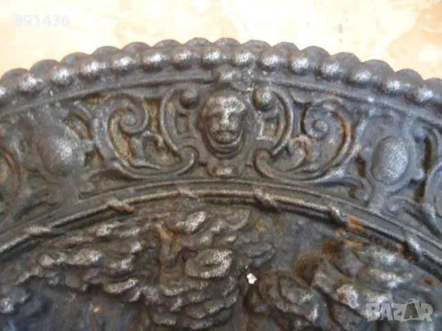 Голямо масивно чугунено пано ловна сцена за интериор, снимка 4 - Декорация за дома - 47405723