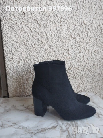 елегантни велурени боти H&M -40номер, снимка 10 - Дамски боти - 50564794